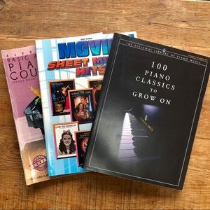 Books, Set/3, Piano Music Featuring Amazing Songs